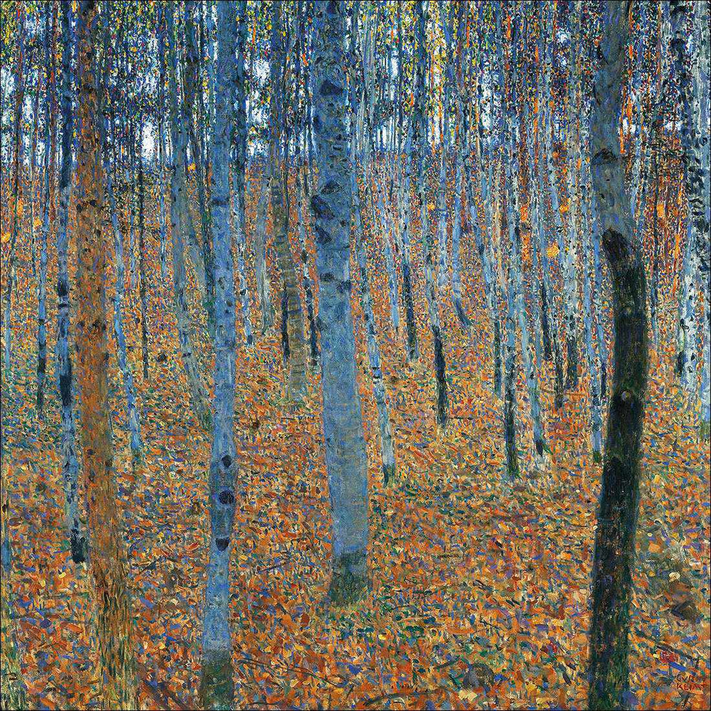 Beech Grove by Gustav Klimt Canvas Art