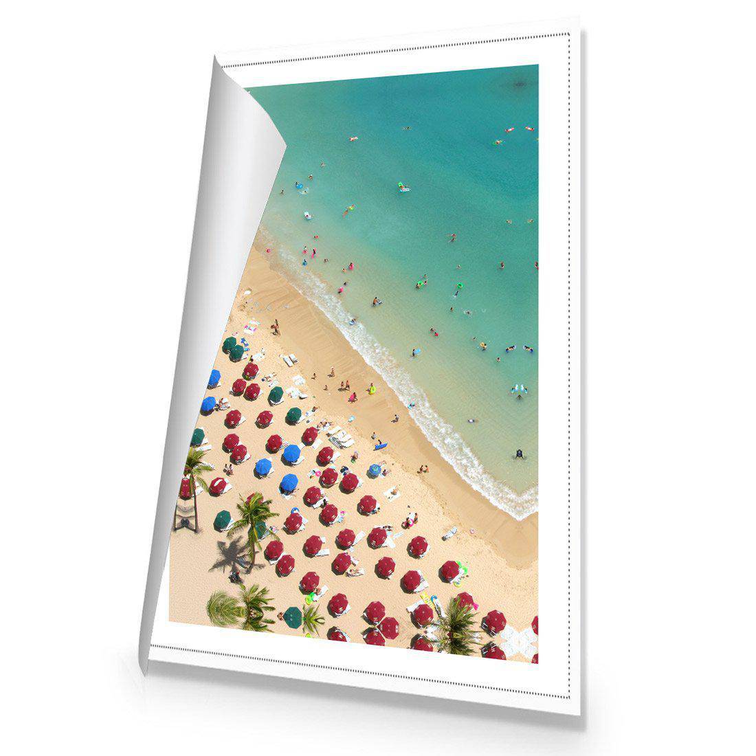 Birds Eye Beach, Portrait Canvas Art