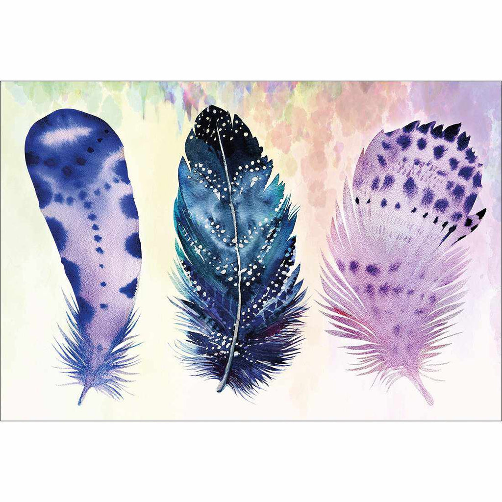 Boho Feathers Canvas Art