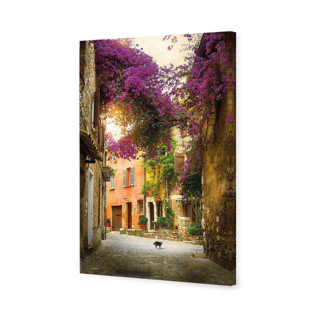 Bougainvillea Alley Canvas Art