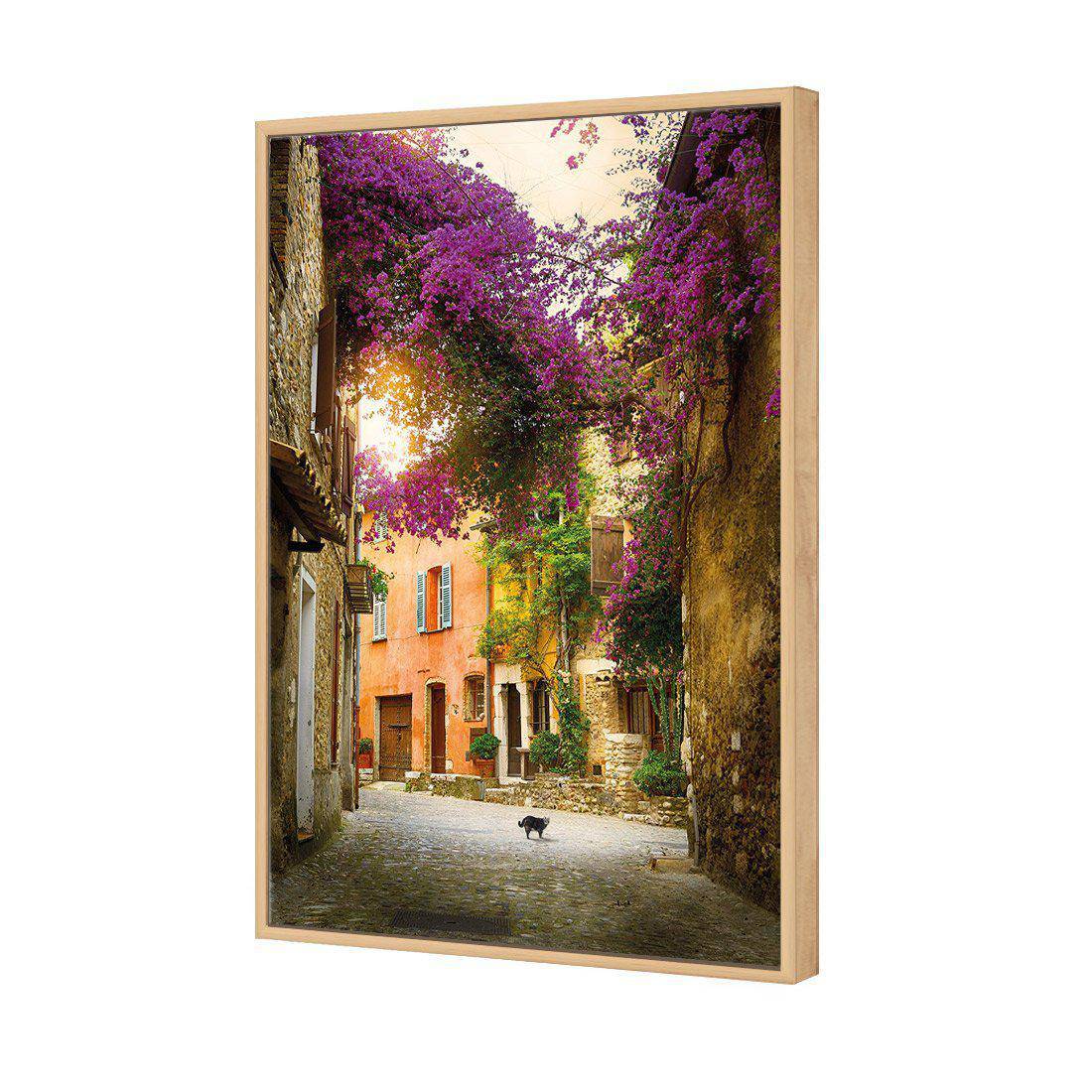 Bougainvillea Alley Canvas Art
