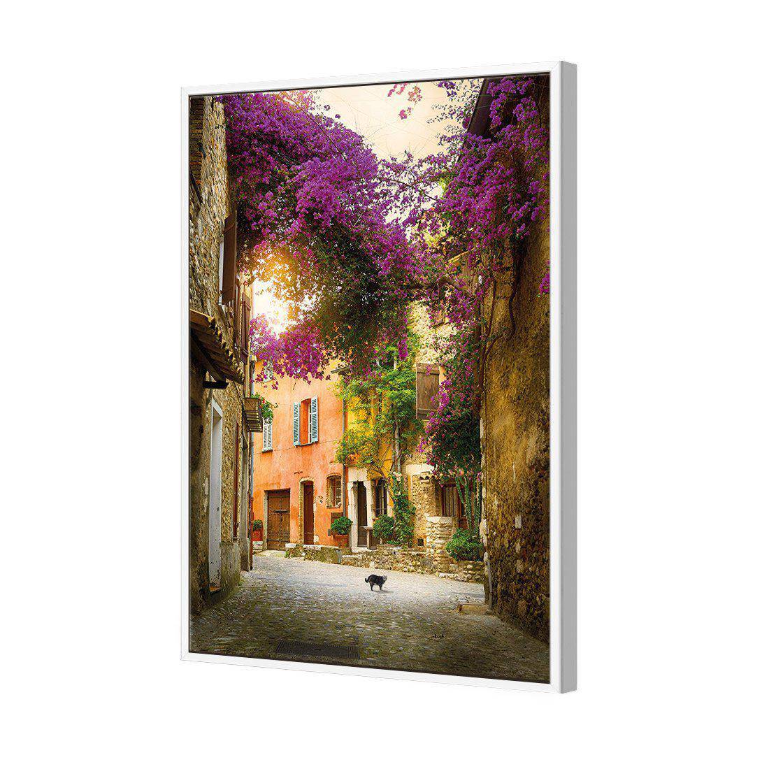 Bougainvillea Alley Canvas Art