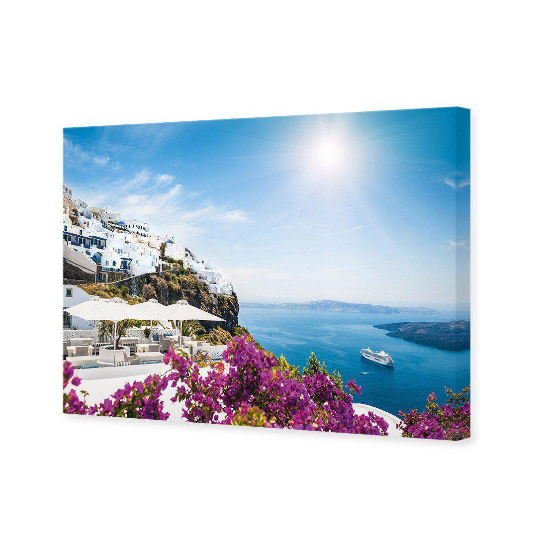 Bougainvillea In Greece Canvas Art