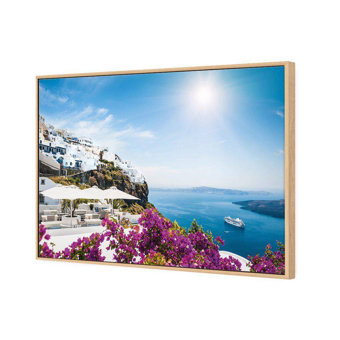 Bougainvillea In Greece Canvas Art