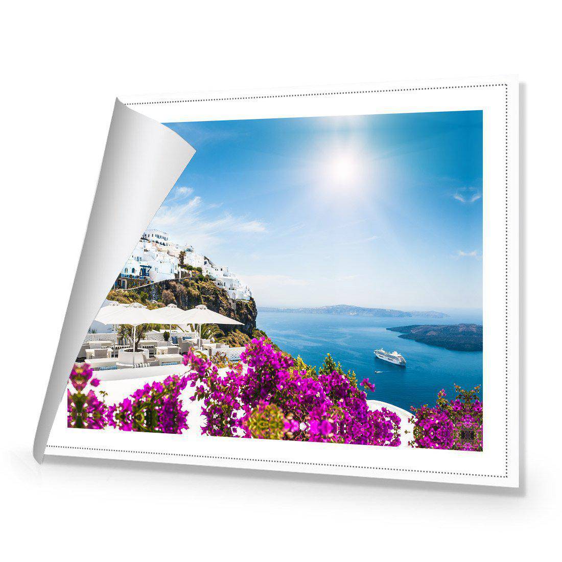 Bougainvillea In Greece Canvas Art