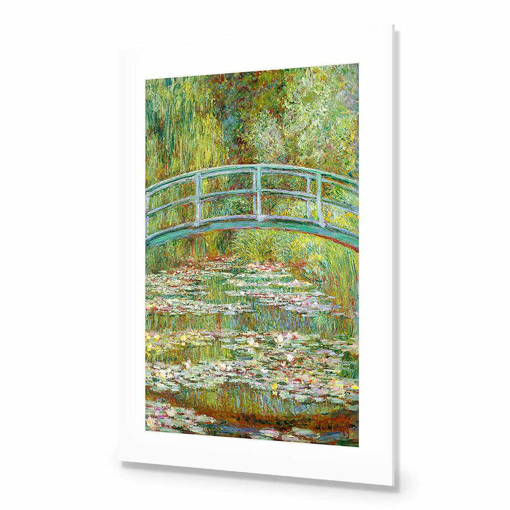 Bridge Over Rose Pond - Monet Acrylic Print Art