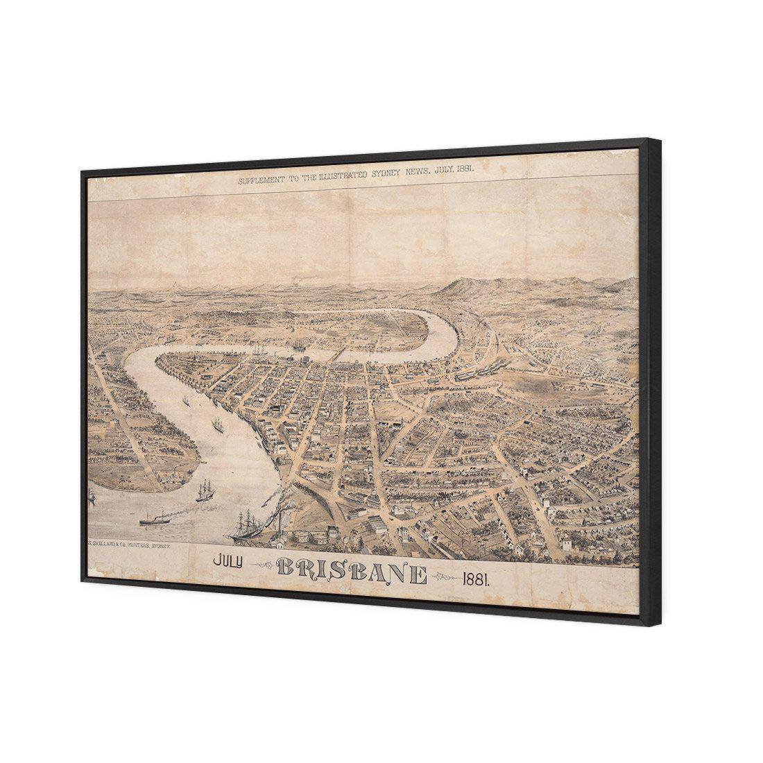Brisbane 1881 Canvas Art