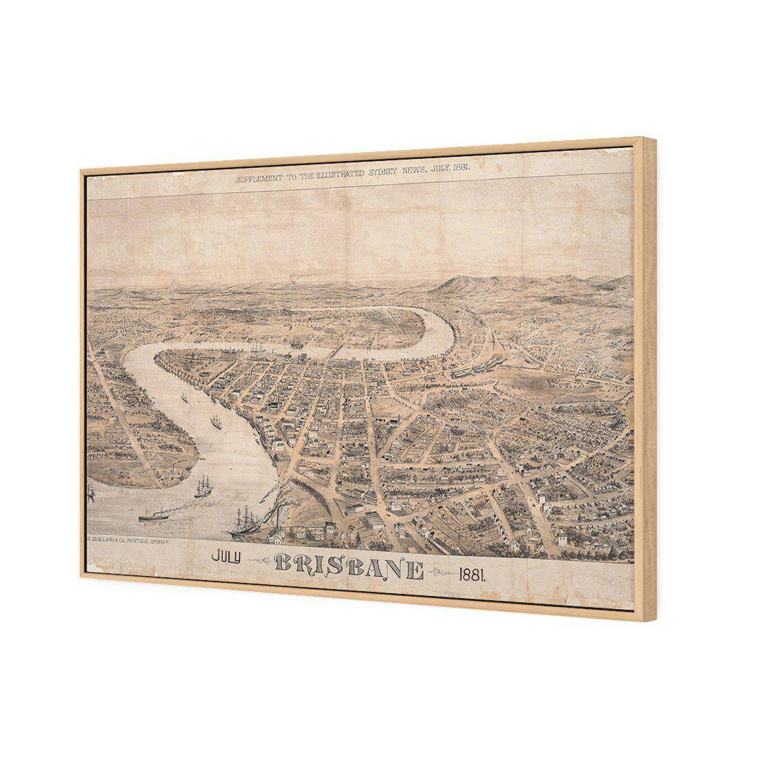 Brisbane 1881 Canvas Art