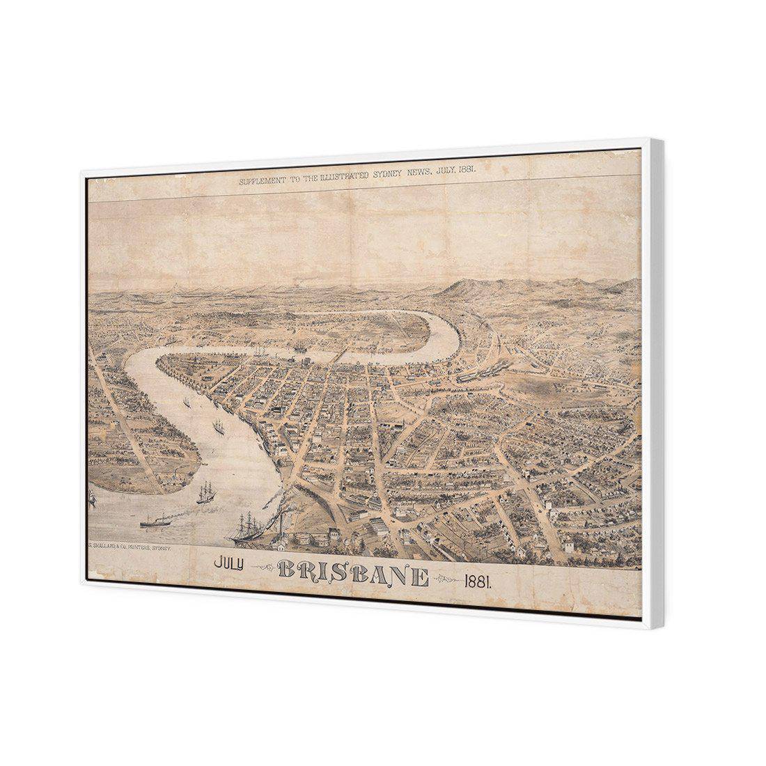 Brisbane 1881 Canvas Art
