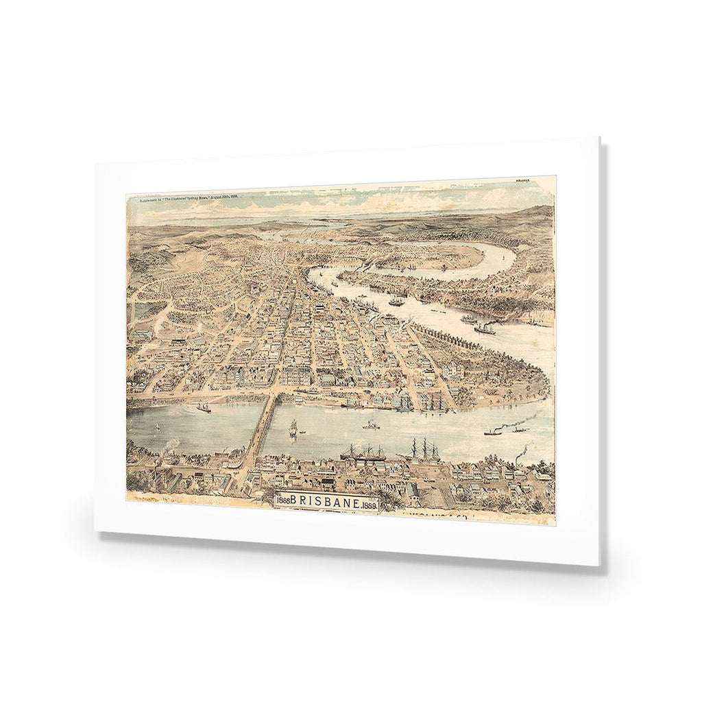 Brisbane 1888 Acrylic Print Art