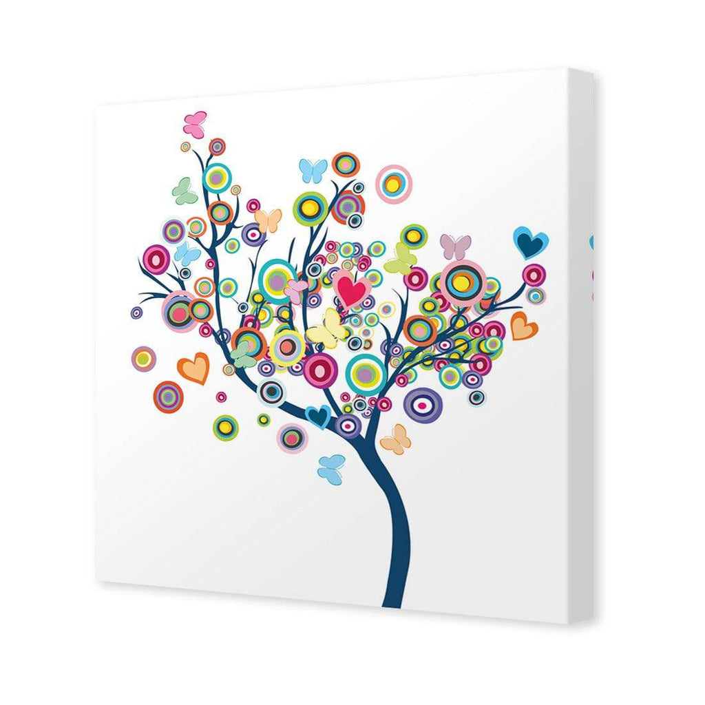 Bubblegum Tree Canvas Art