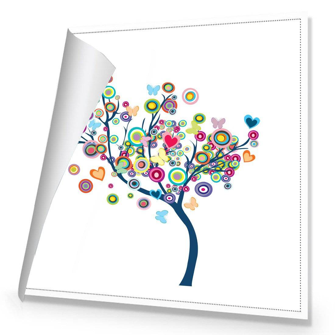 Bubblegum Tree Canvas Art