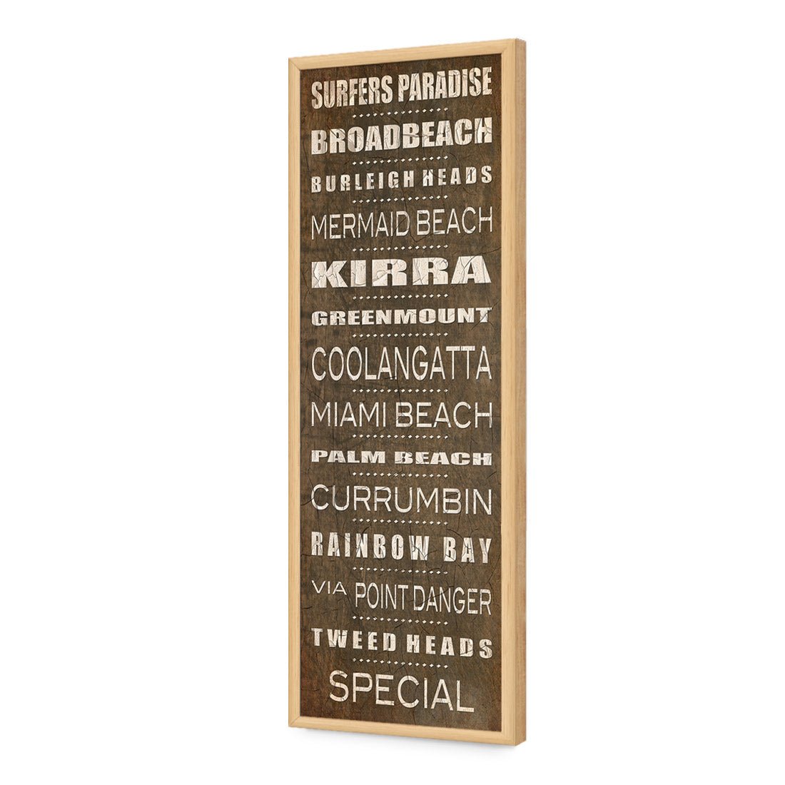Bus Scroll Gold Coast Rustic (Long)