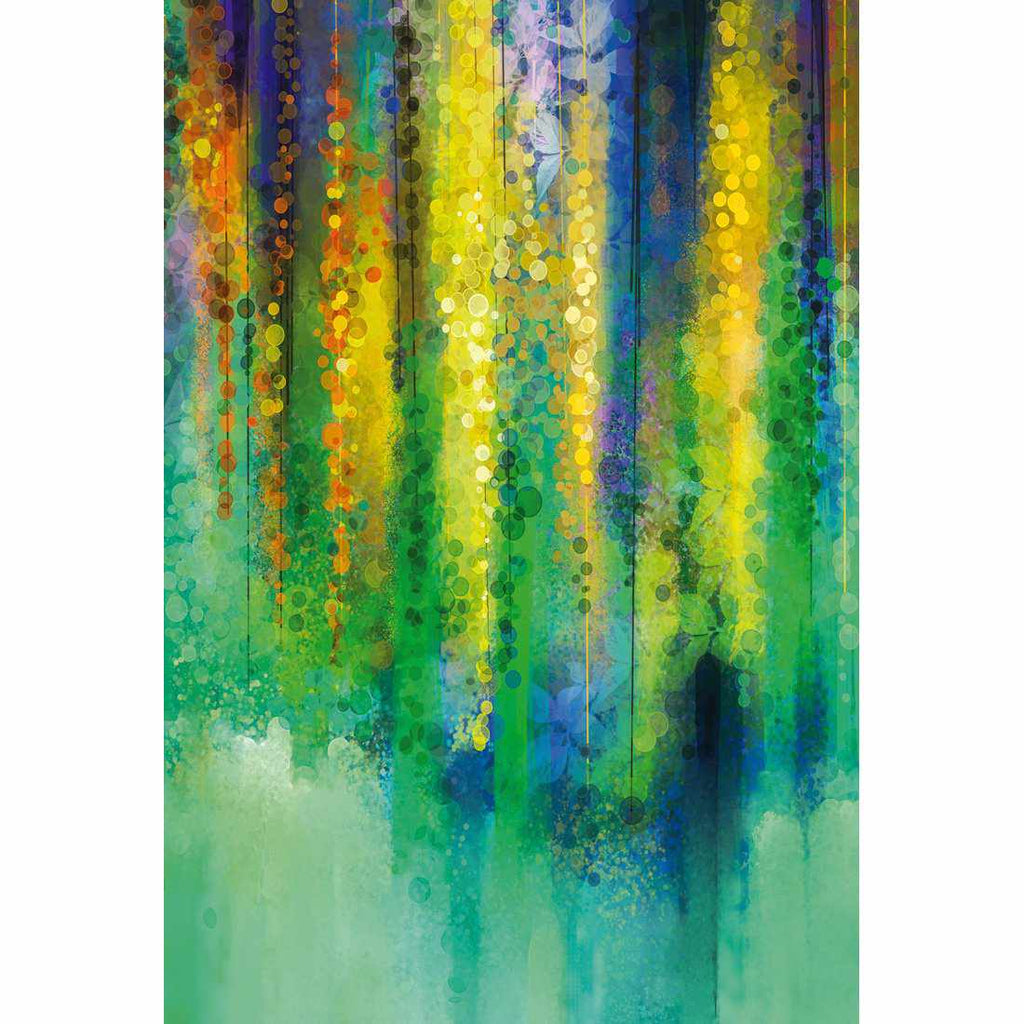 Cascading Colour Canvas Art - Rectangle