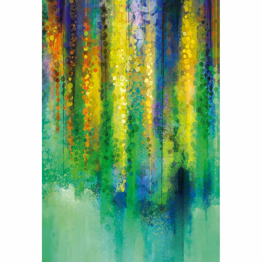 Cascading Colour Canvas Art - Rectangle