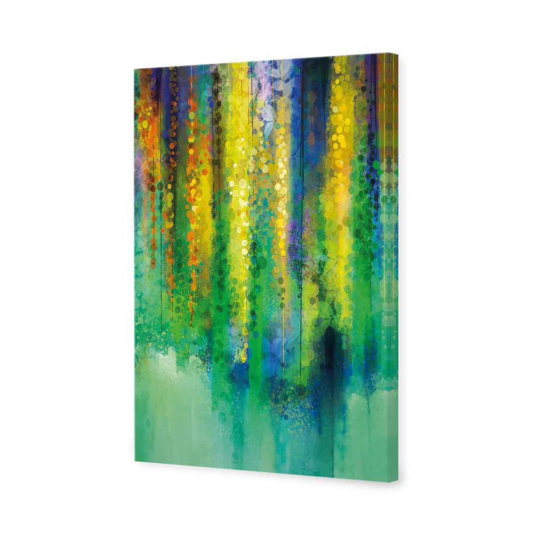 Cascading Colour Canvas Art - Rectangle