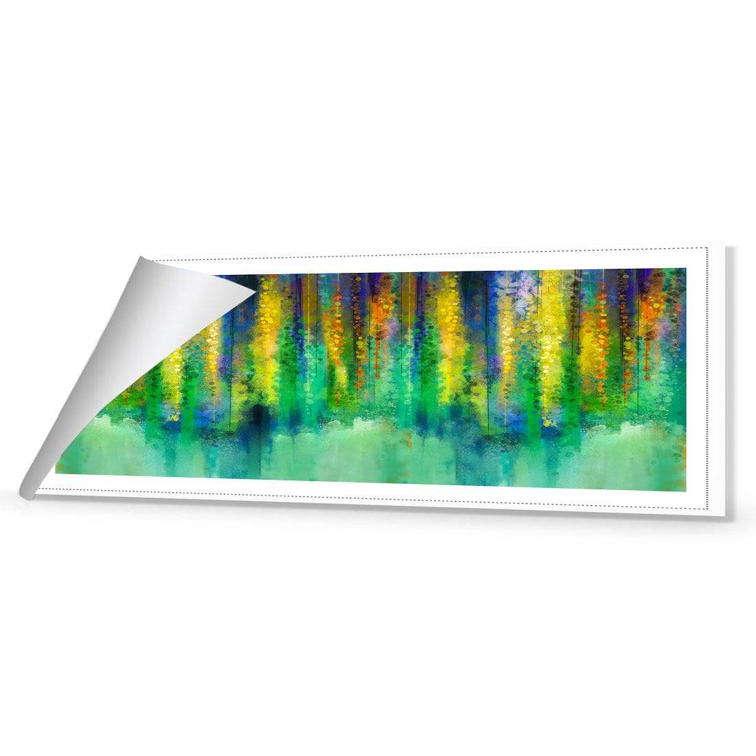 Cascading Colour, Long Canvas Art