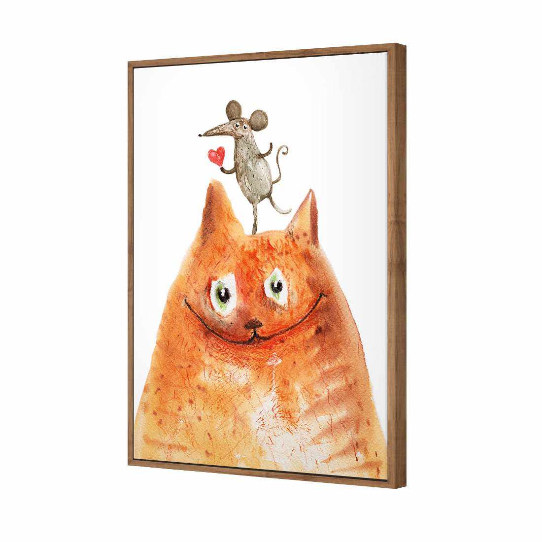 Cat and Mouse Love Canvas Art