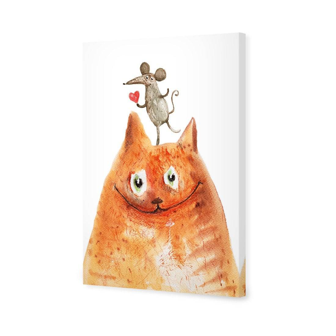 Cat and Mouse Love Canvas Art