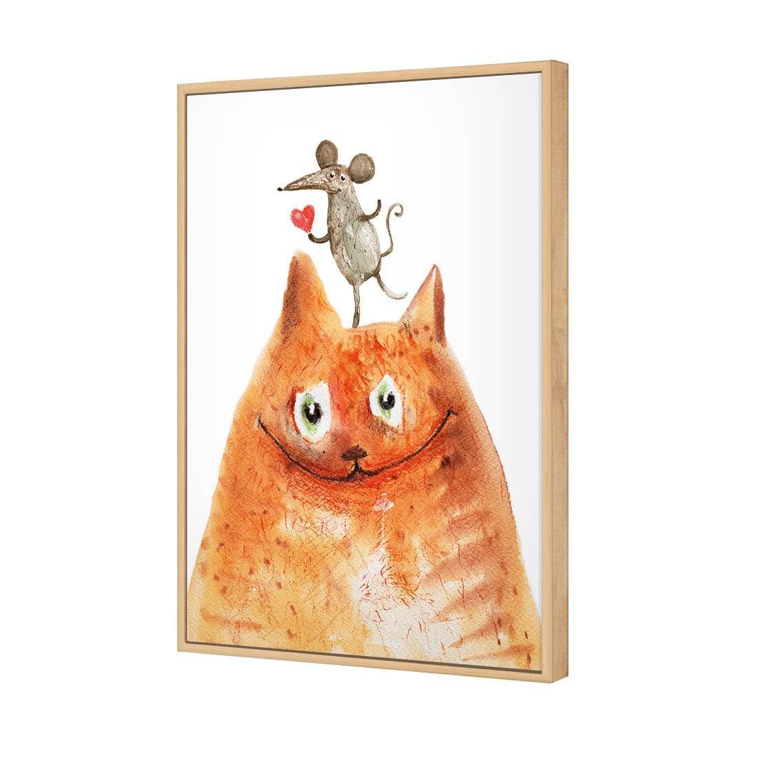 Cat and Mouse Love Canvas Art