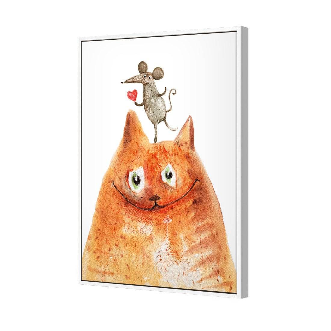 Cat and Mouse Love Canvas Art