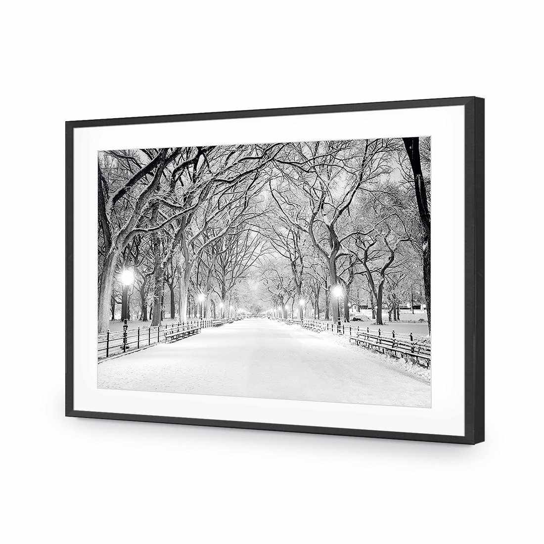 Central Park Dawn in Snow Acrylic Print Art