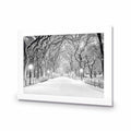 Central Park Dawn in Snow Acrylic Print Art