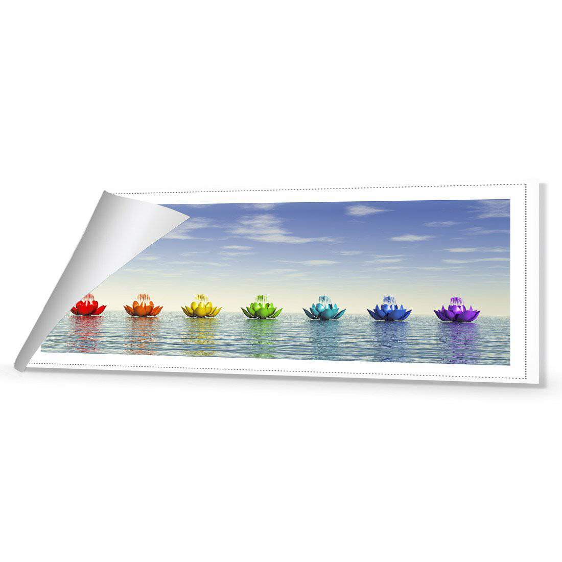 Chakra Lotus Canvas Art
