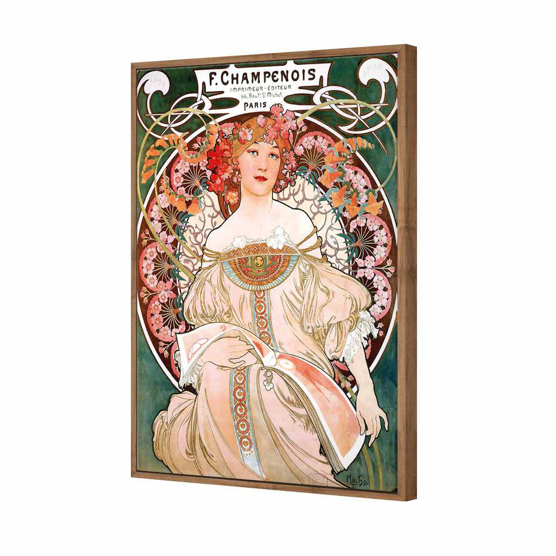 Champenois By Alphonse Mucha Canvas Art