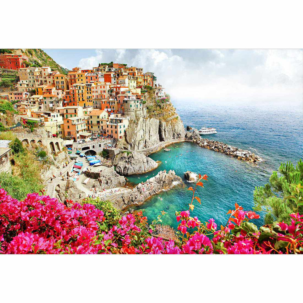 Cinque Terre in Italy Acrylic Print Art