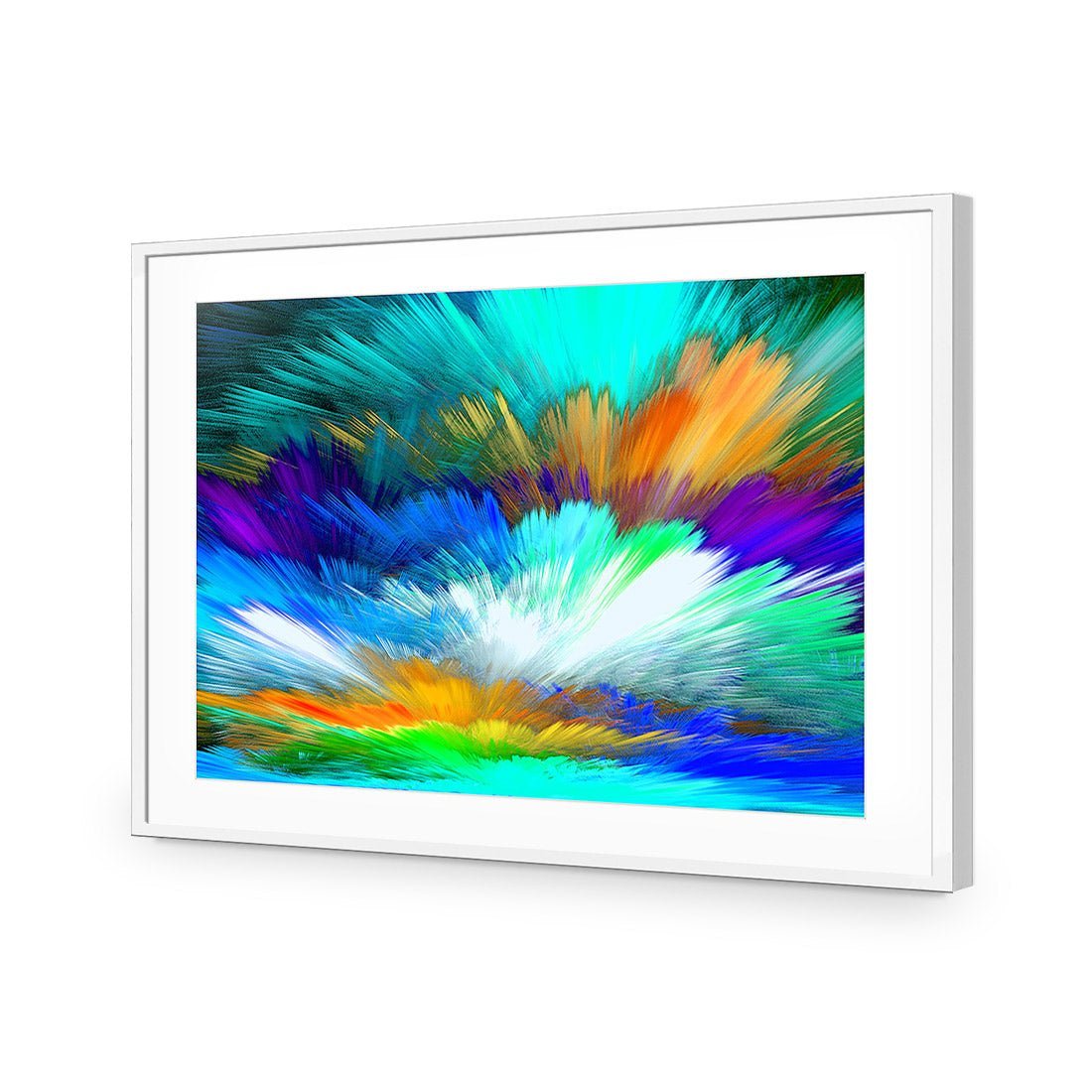 Cloud Explosion, Blue Acrylic Print Art