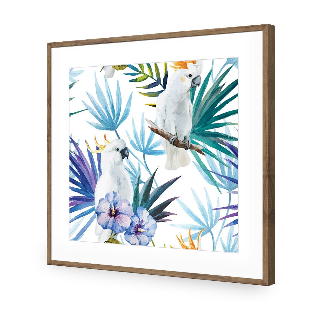 Cockatoo On High, Square Acrylic Print Art