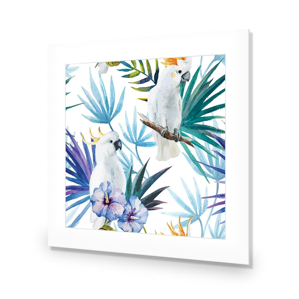 Cockatoo On High, Square Acrylic Print Art
