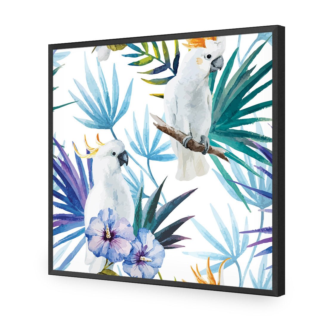 Cockatoo On High, Square Acrylic Print Art