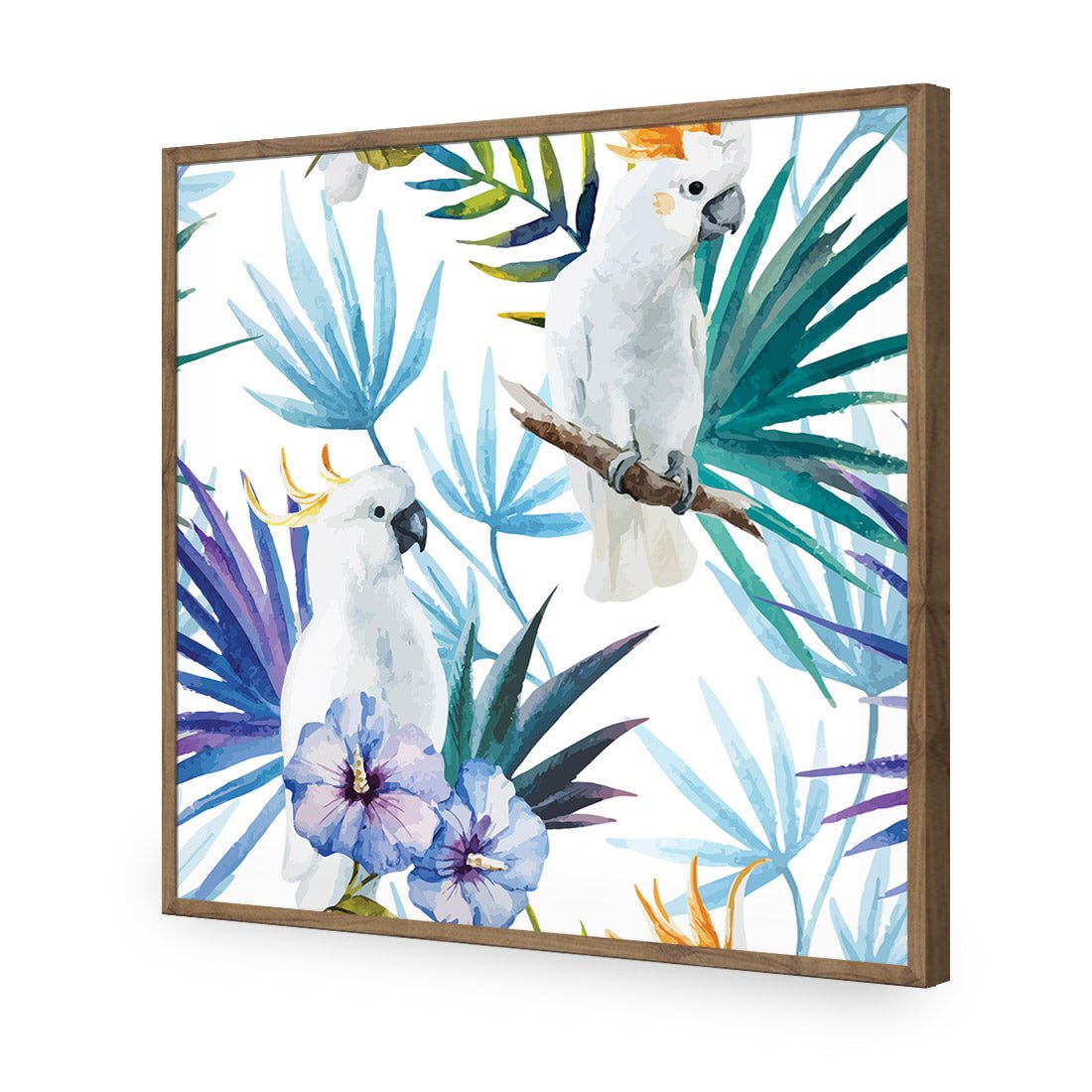 Cockatoo On High, Square Acrylic Print Art