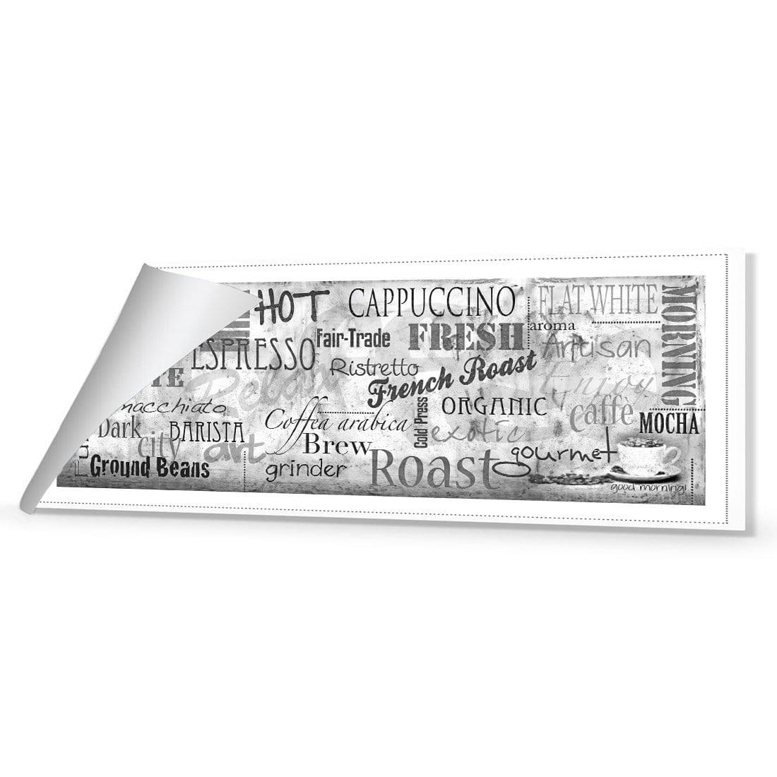 Coffee Montage, Black and White (Long)