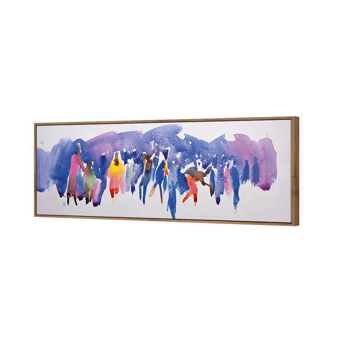 Community Abstract Watercolour Canvas Art