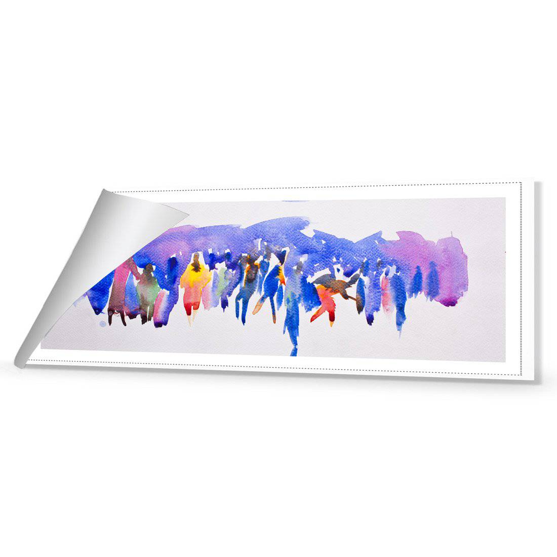Community Abstract Watercolour Canvas Art