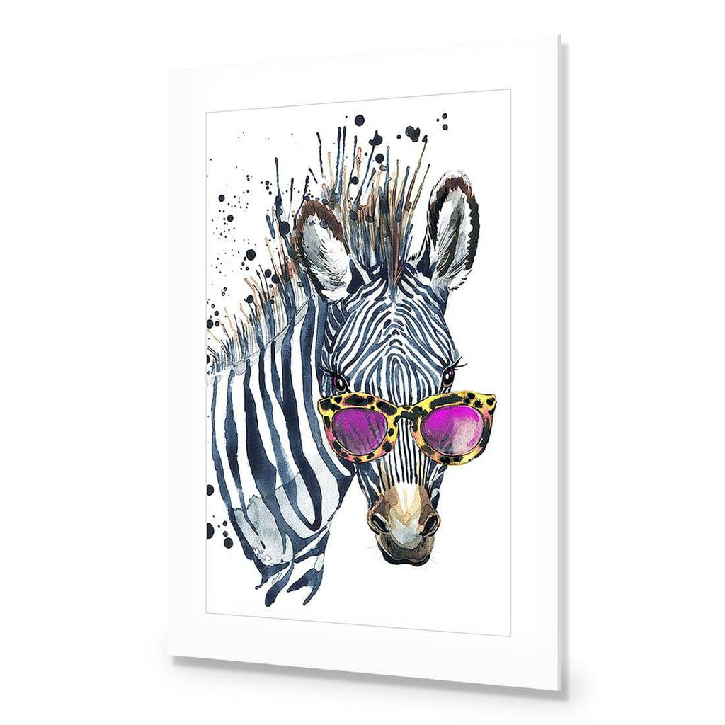 Cool Zebra Acrylic Print Art