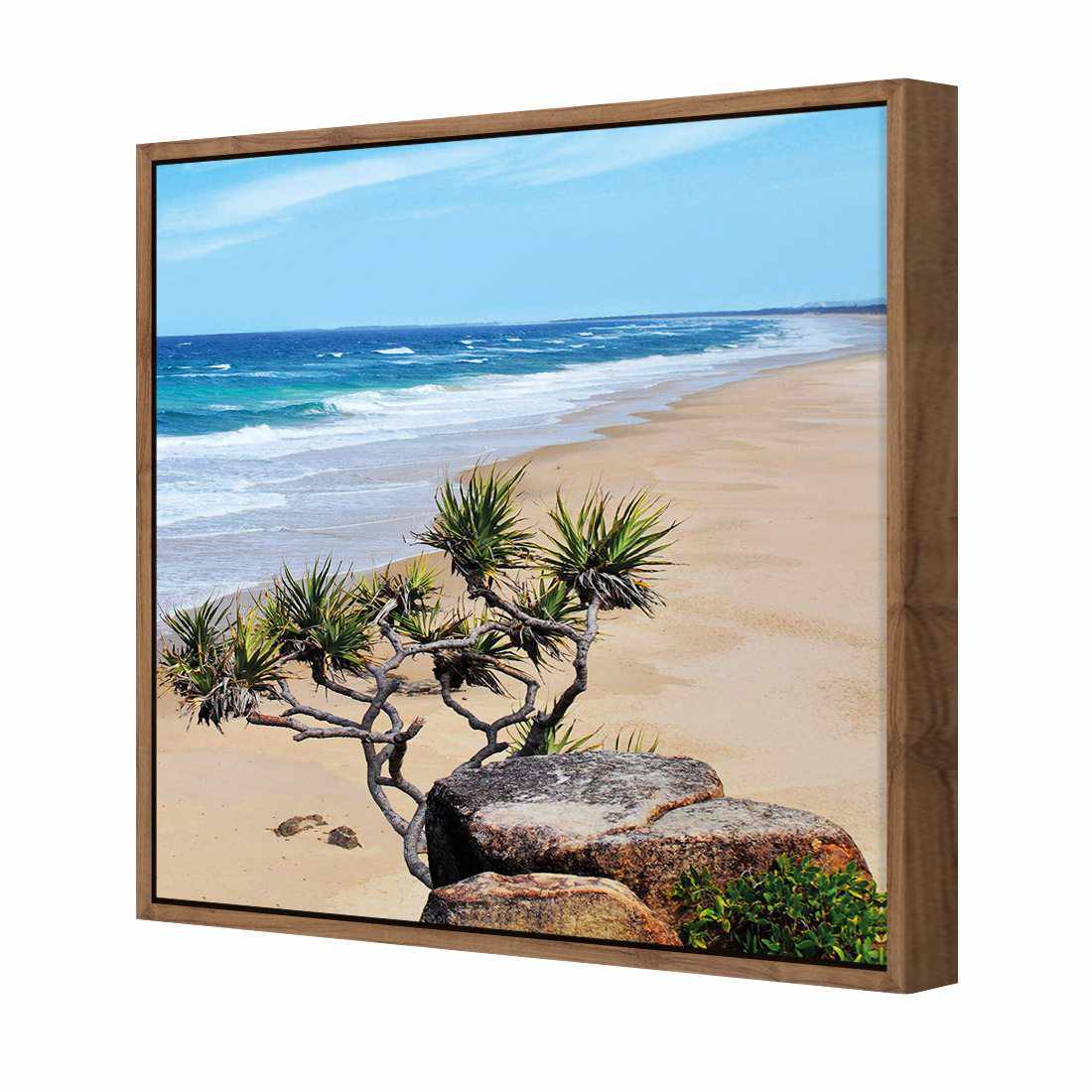 Coolum Beach, Square Canvas Art