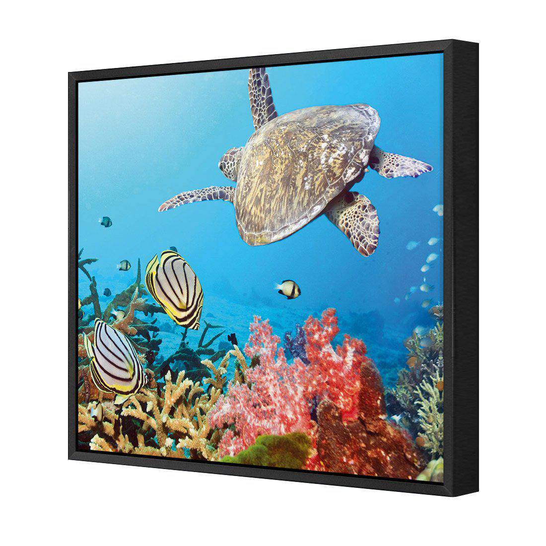 Coral Sea, Square Canvas Art