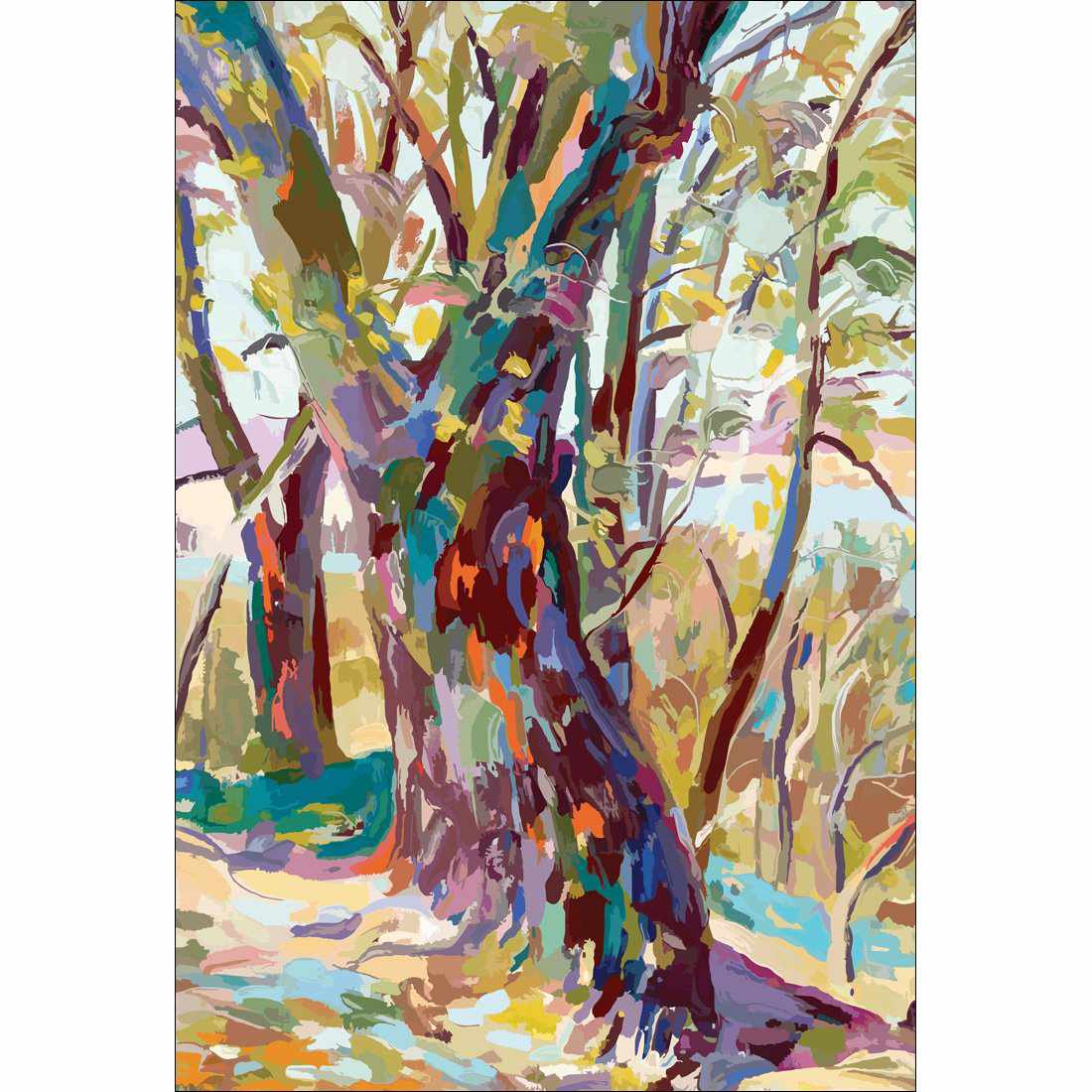 Crafted Tree Canvas Art