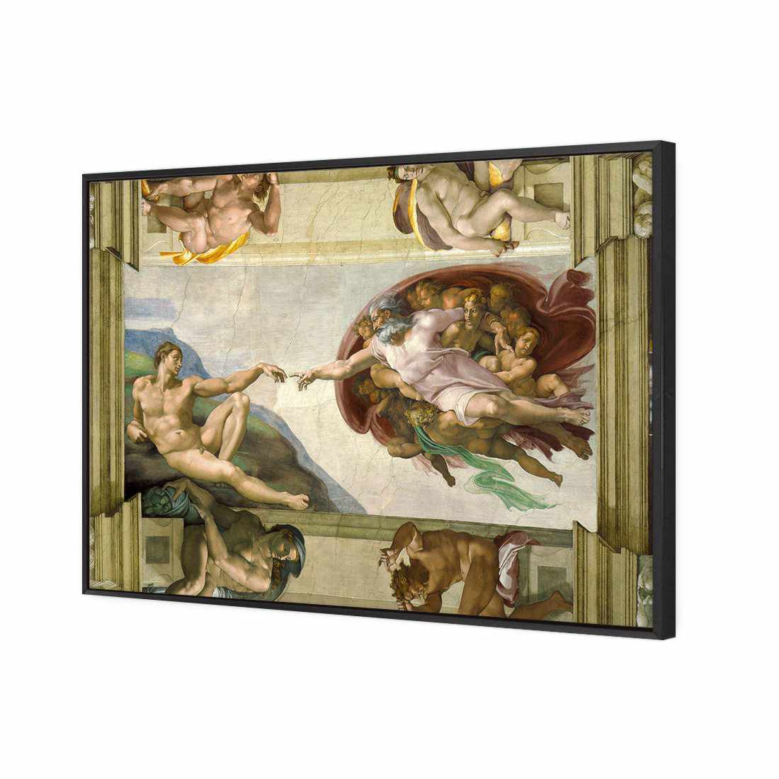 Creation Of Adam by Michelangelo Canvas Art
