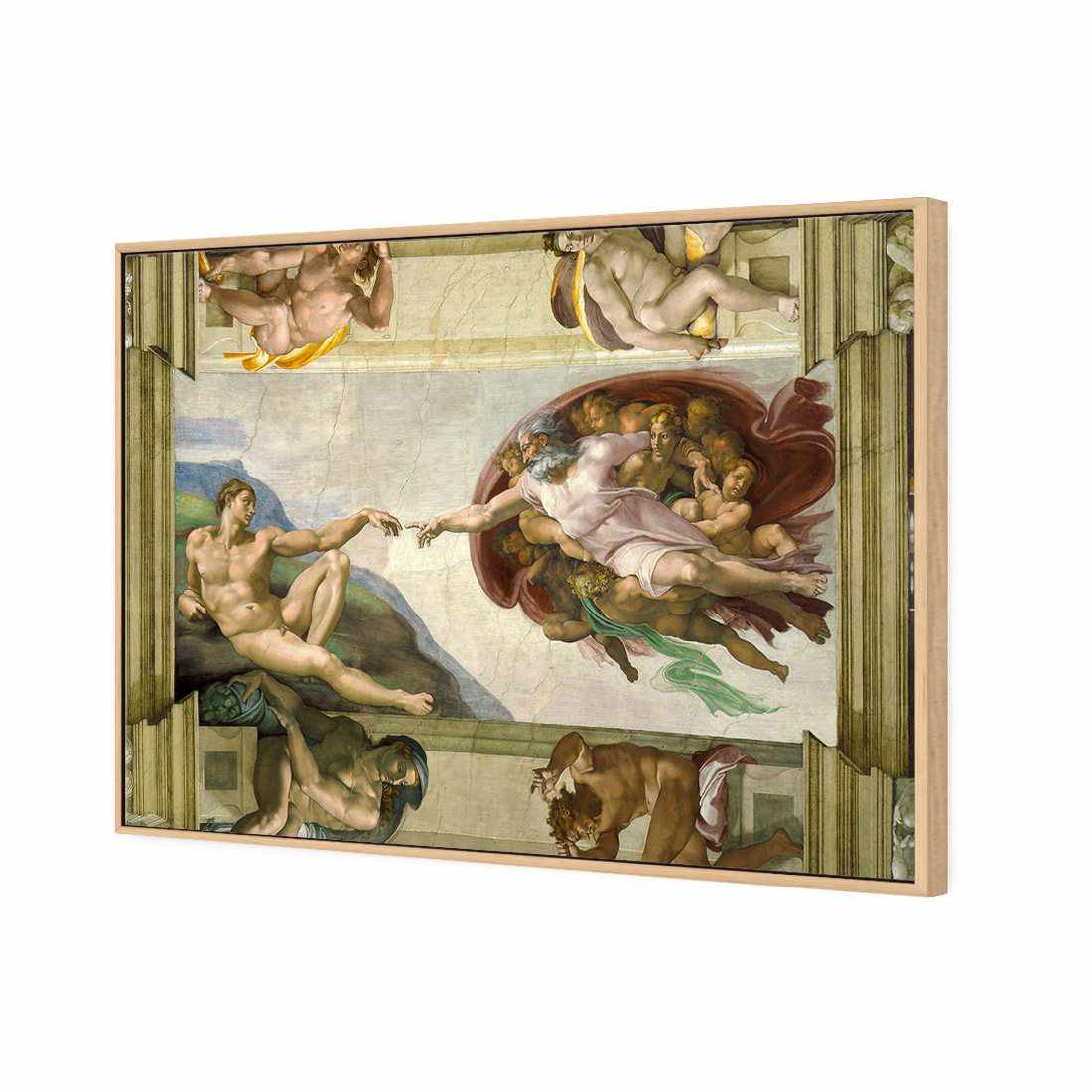 Creation Of Adam by Michelangelo Canvas Art