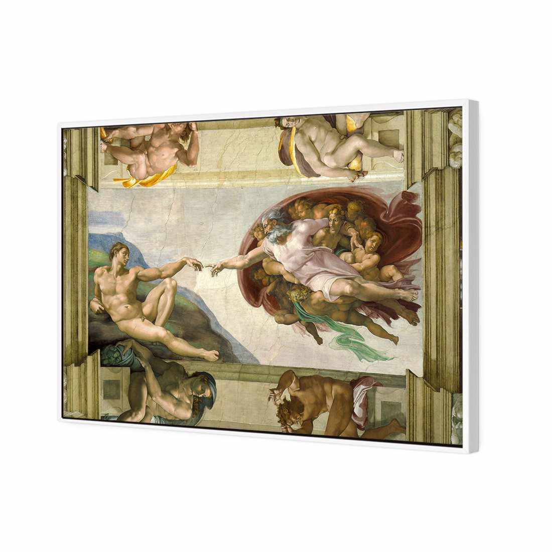 Creation Of Adam by Michelangelo Canvas Art