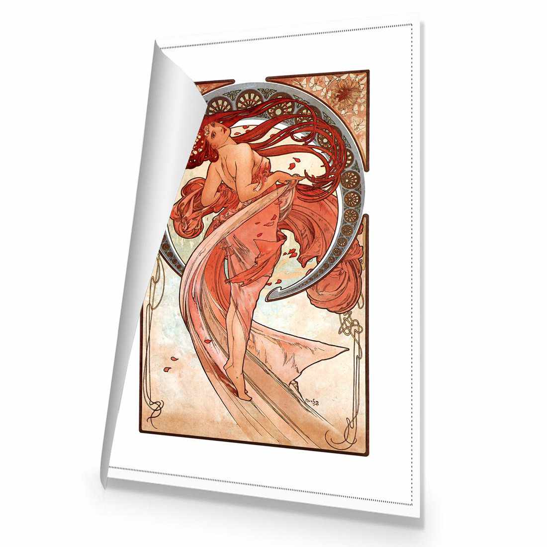 Dance By Alphonse Mucha Canvas Art
