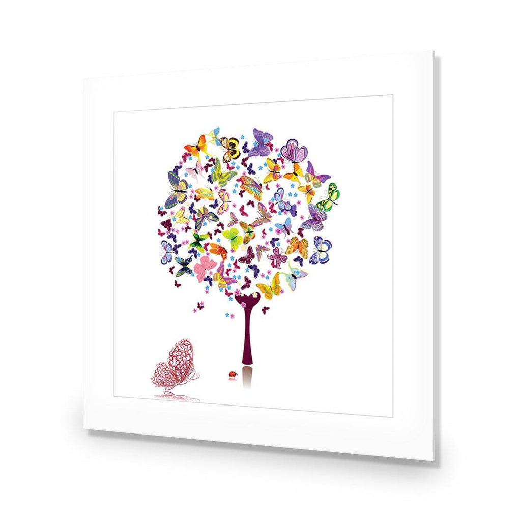 Day Dream Tree, Square Acrylic Print Art