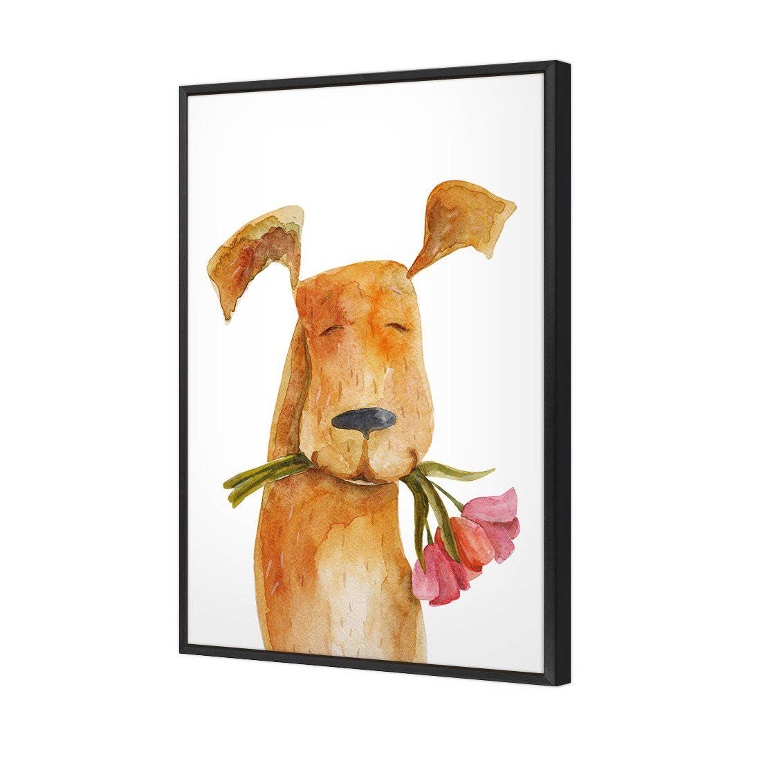 Doggy Valentine Canvas Art