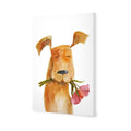Doggy Valentine Canvas Art