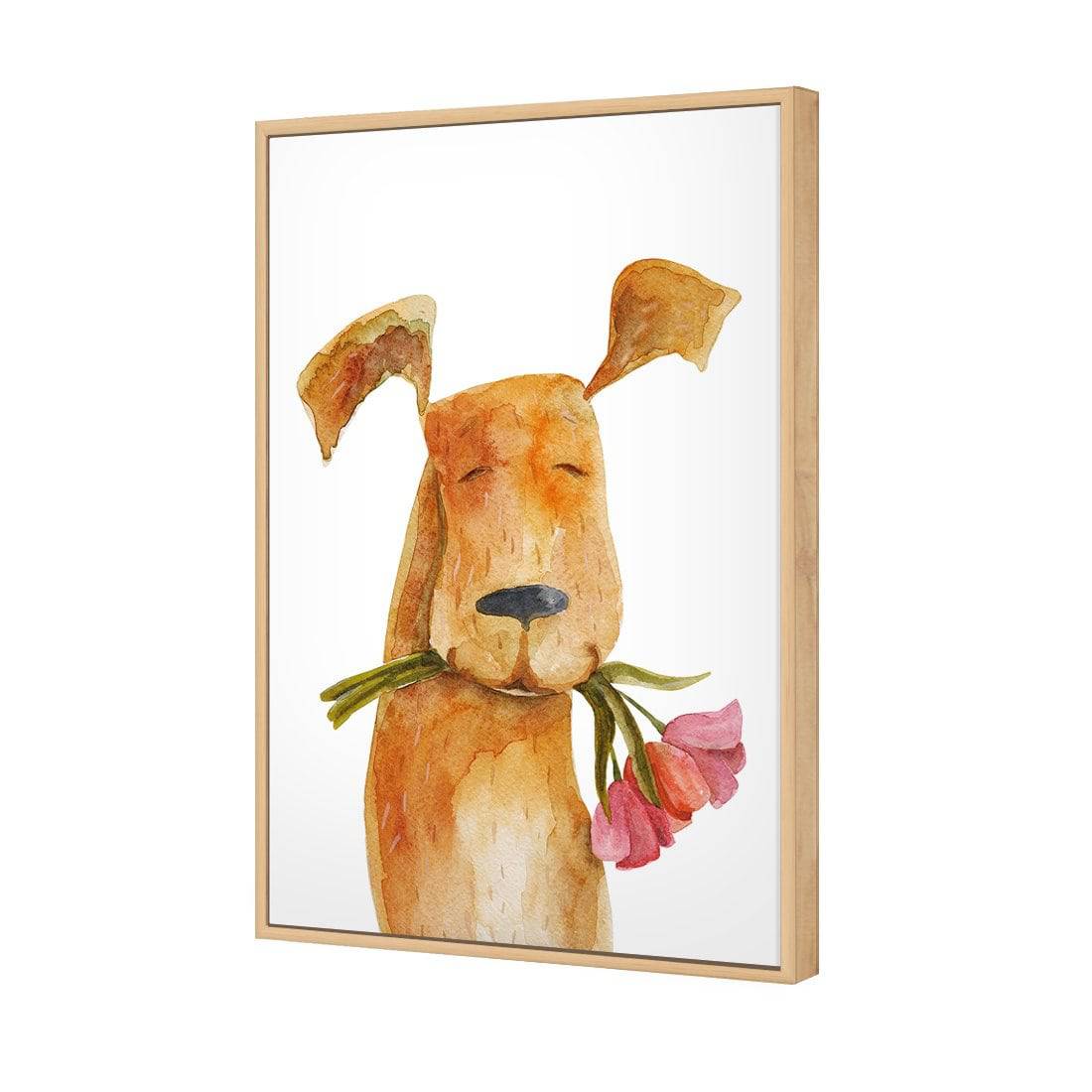 Doggy Valentine Canvas Art